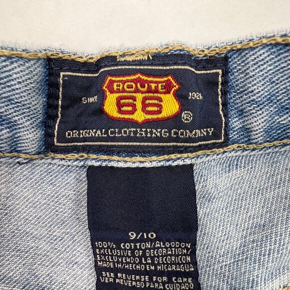 Vintage Route 66 Ultra High Waisted Relaxed Fit Crop Jeans - Picture 8 of 11